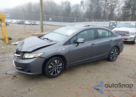 2013 Honda Civic Ex-L from USA, damaged, VIN 19XFB2F98DE086449